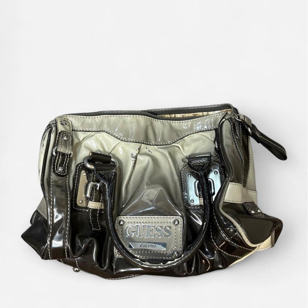 Y2K 2000s Guess black & gray handbag